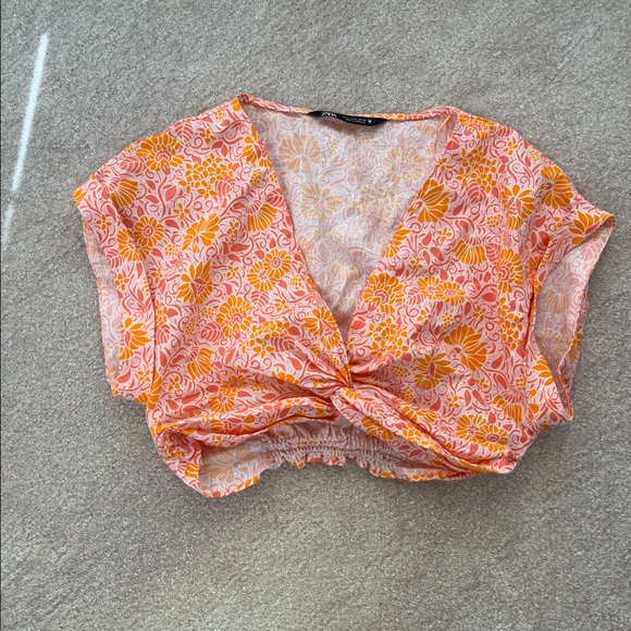 Zara cropped shirt - Picture 1 of 2